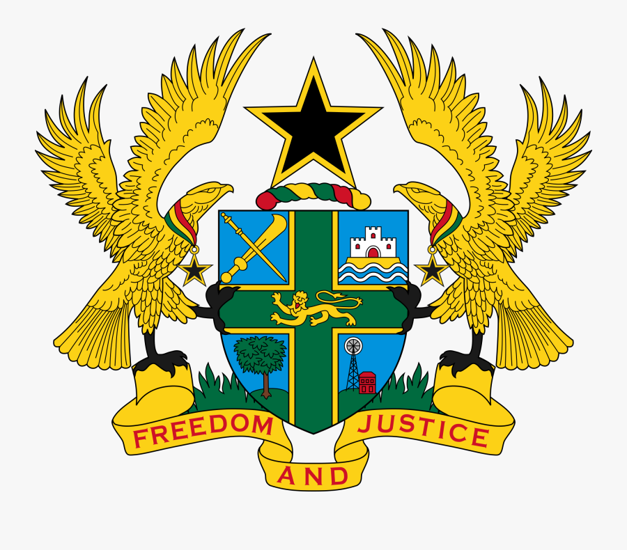Ghana Coat Of Arms Png, Transparent Clipart