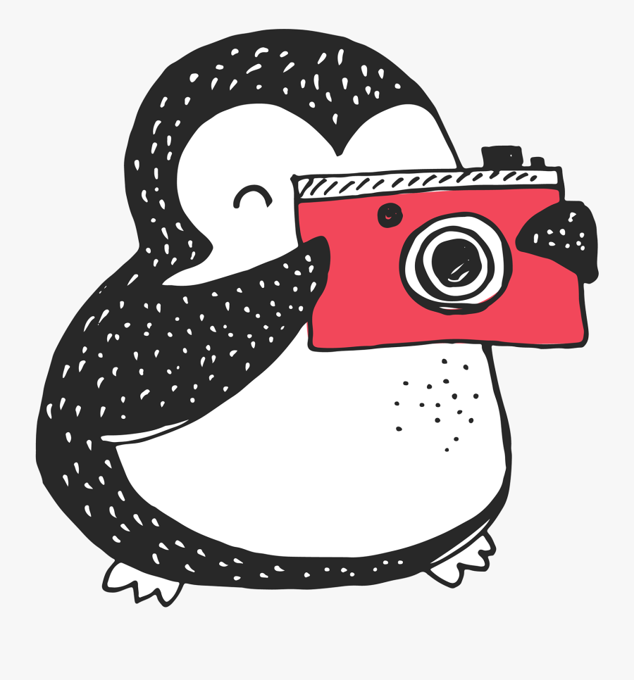 Photograph Clipart Hobby - Cute Christmas Animal Drawings, Transparent Clipart