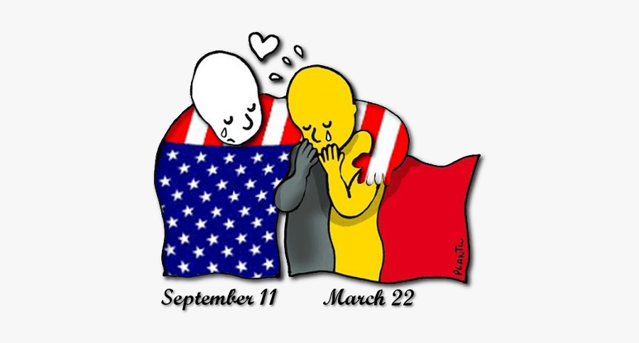 Brussels Zaventem Airport - Belgium And Terrorism Cartoon, Transparent Clipart