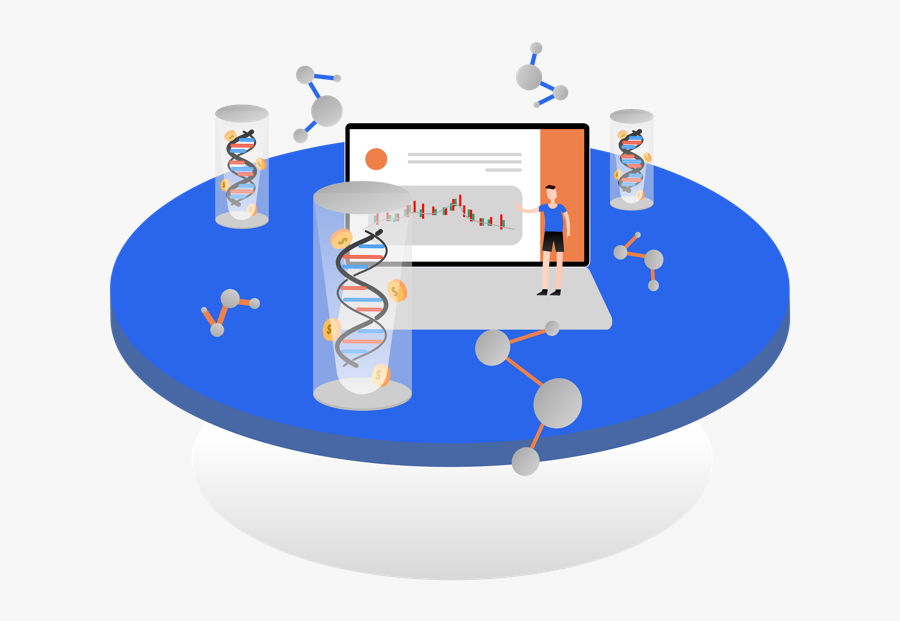 Intelligent Trading System Illustration - Cartoon, Transparent Clipart