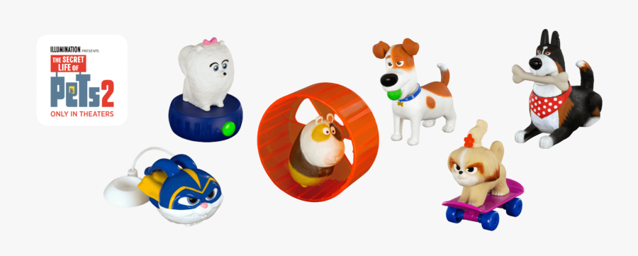 Item - Secret Life Of Pets 2 Mcdonalds Toys, Transparent Clipart