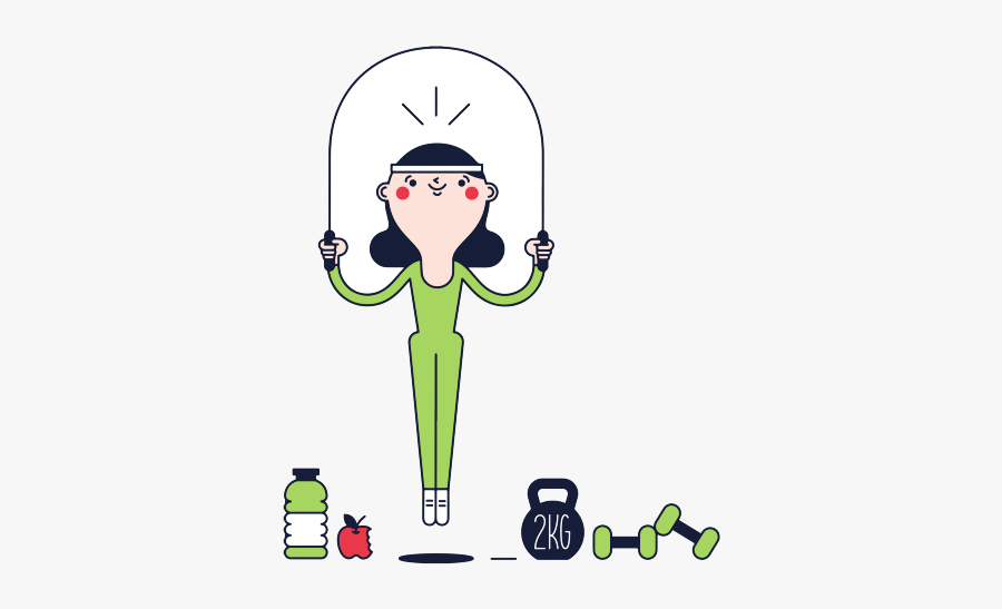 8 Easy Tips How To Beat Stress With Exercise - Transparent Exercise Cartoon, Transparent Clipart