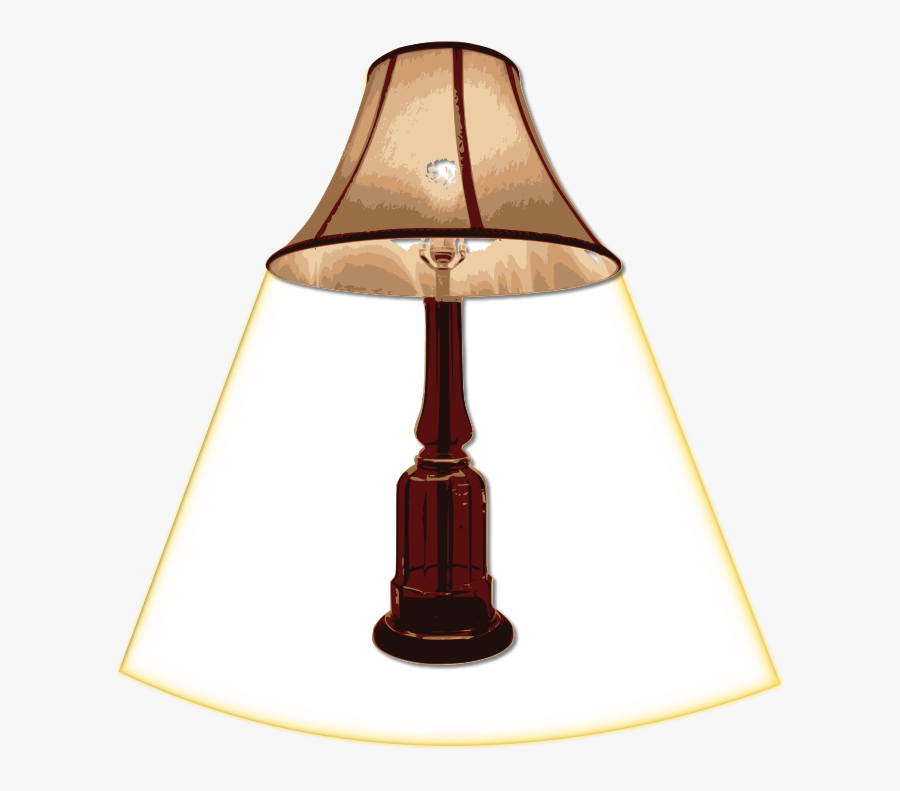 Table Lamp Turn On - Table Light Night Png, Transparent Clipart