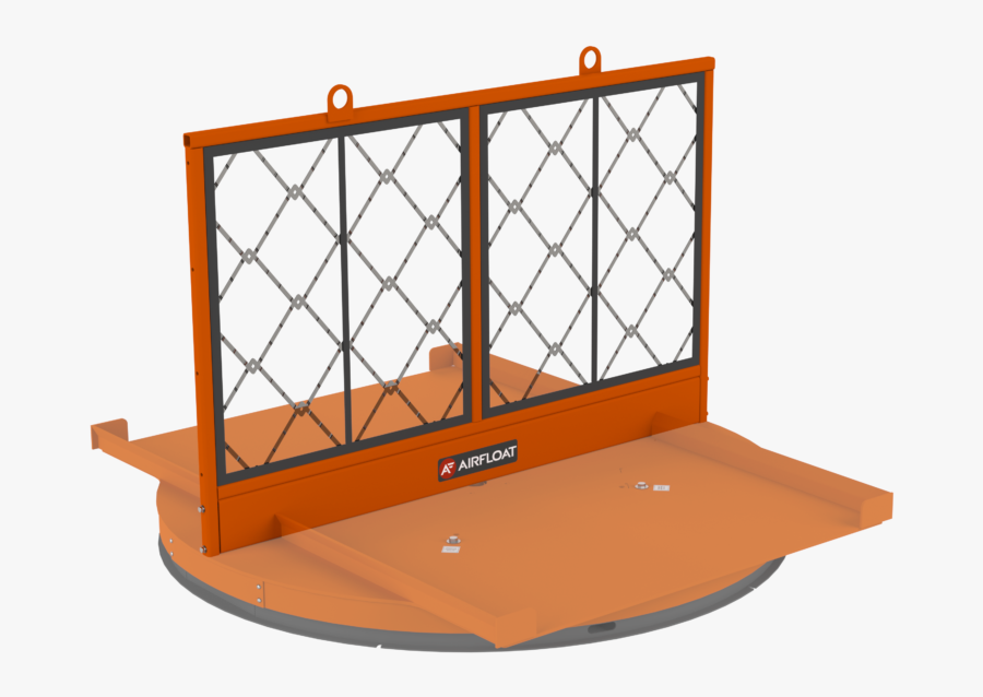 Center Divider In Focus With Round Air Caster Turntable - Wood, Transparent Clipart