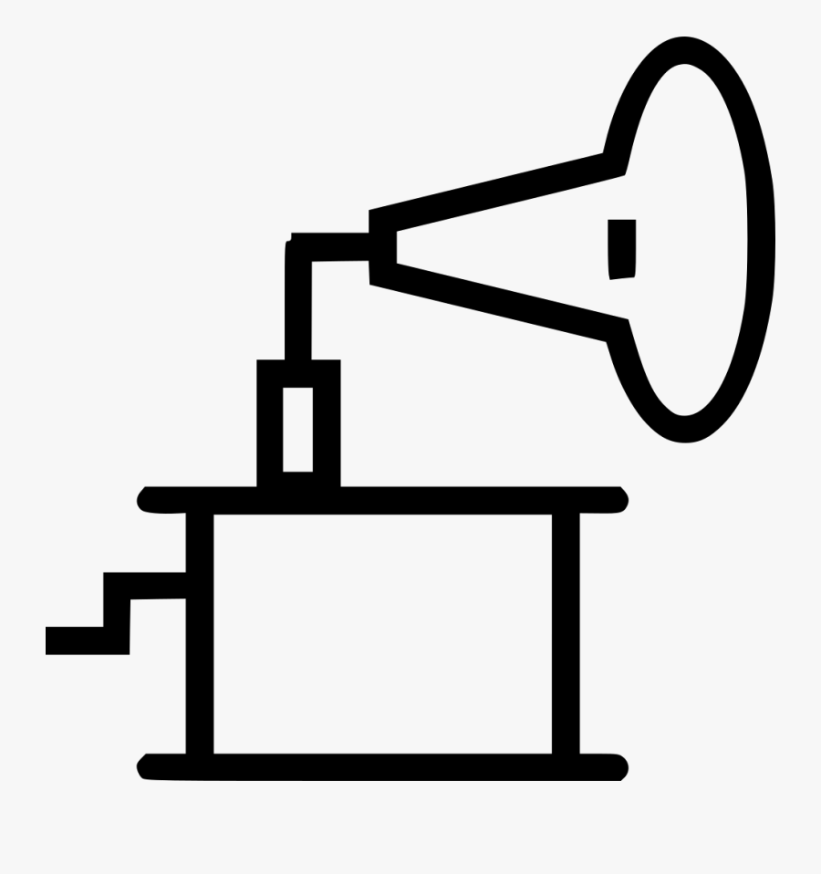 Turntable Vinyl Player Vintage - Phonograph Clipart, Transparent Clipart