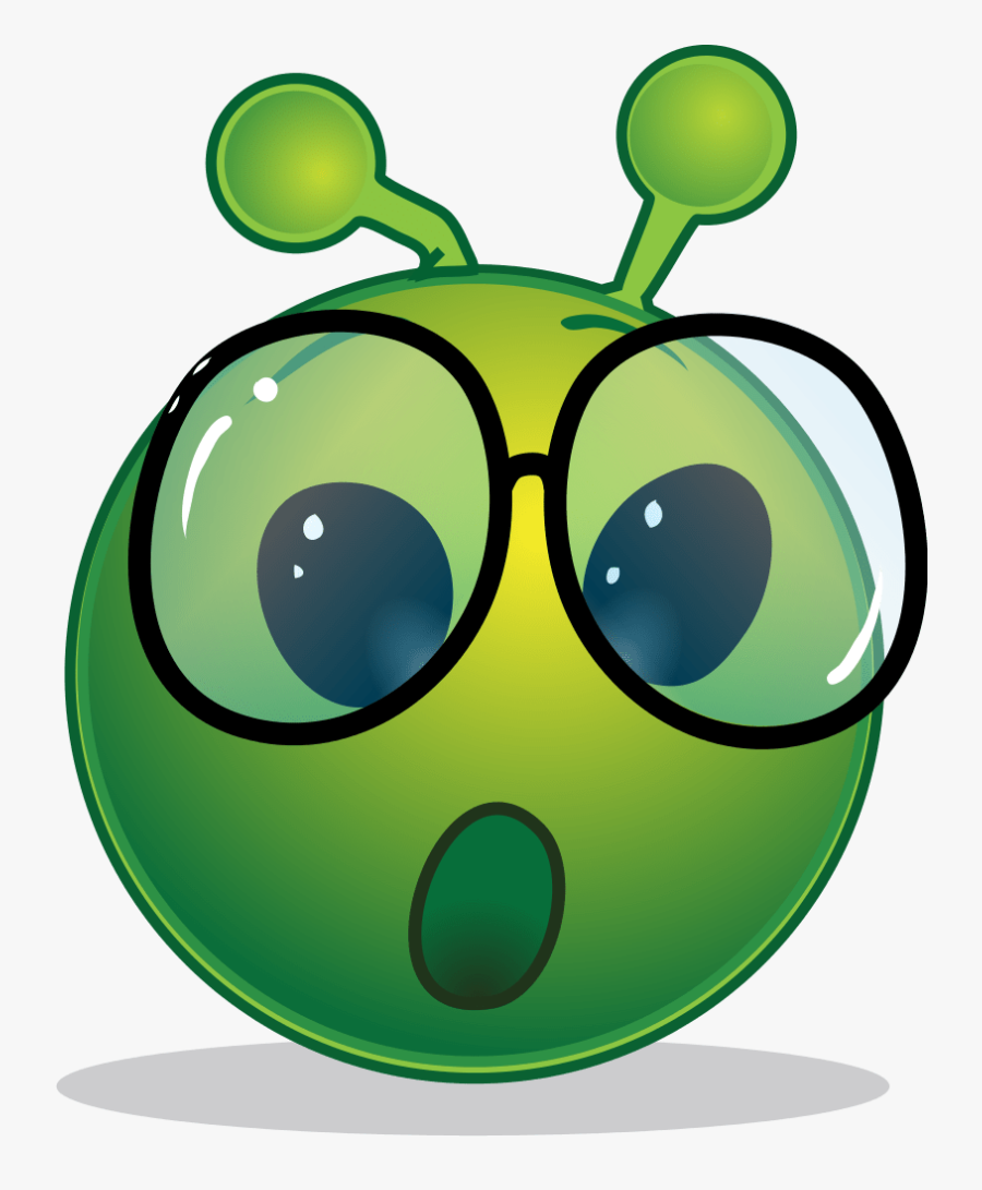 Smiley Green Alien Png, Transparent Clipart