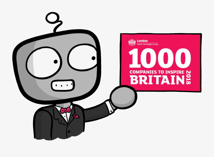 Pcs Robot Wearing Suit And Bow Tie Holding A Sign Saying - Did You Know It Clipart, Transparent Clipart