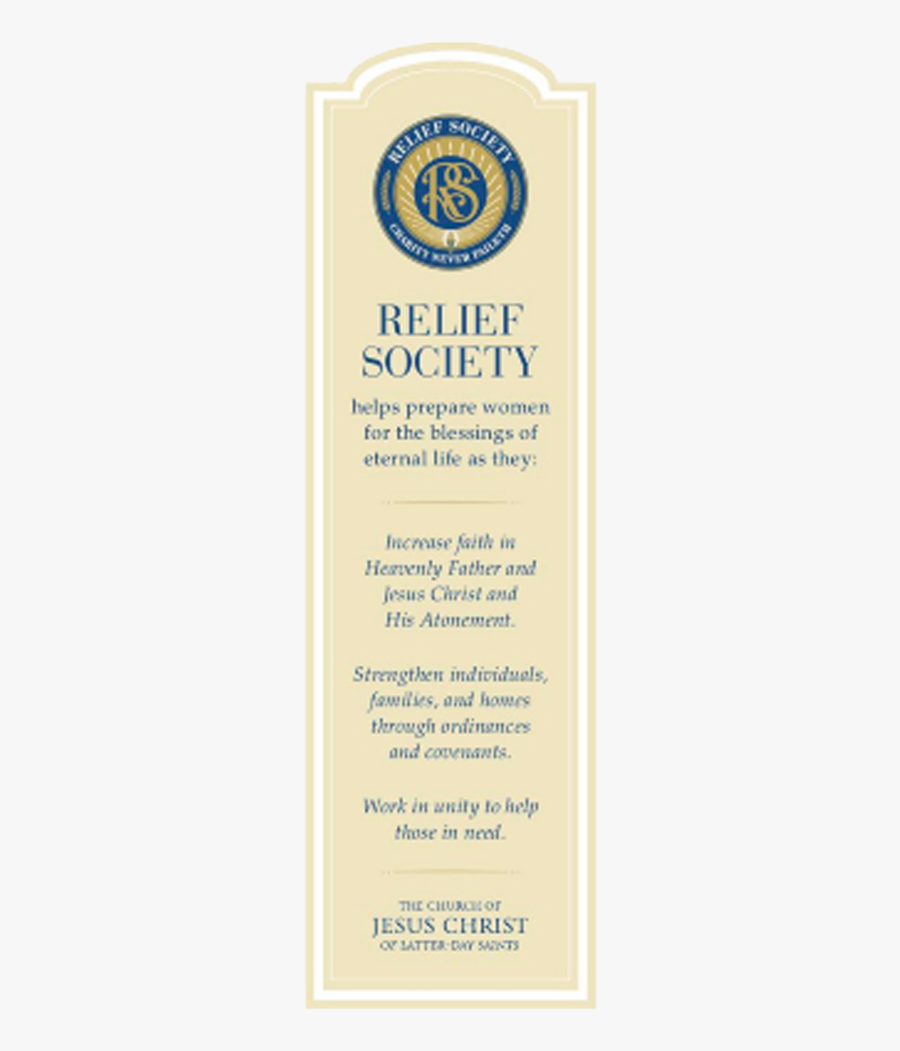 Relief Society Seal, Transparent Clipart