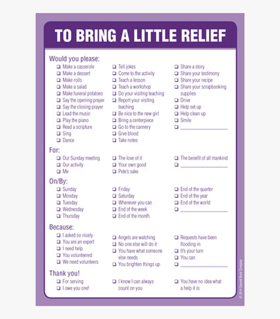 Relief Society Clip Art, Transparent Clipart