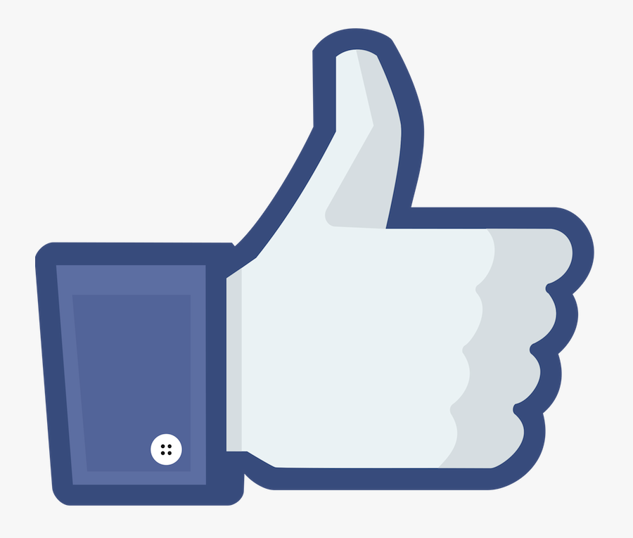 Facebook Like Thumb, Transparent Clipart