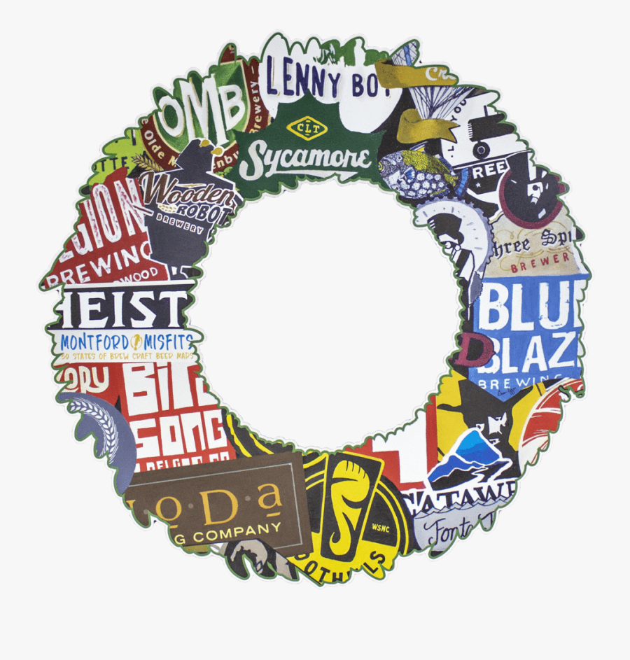 "craftsmas Wreath" - Circle, Transparent Clipart