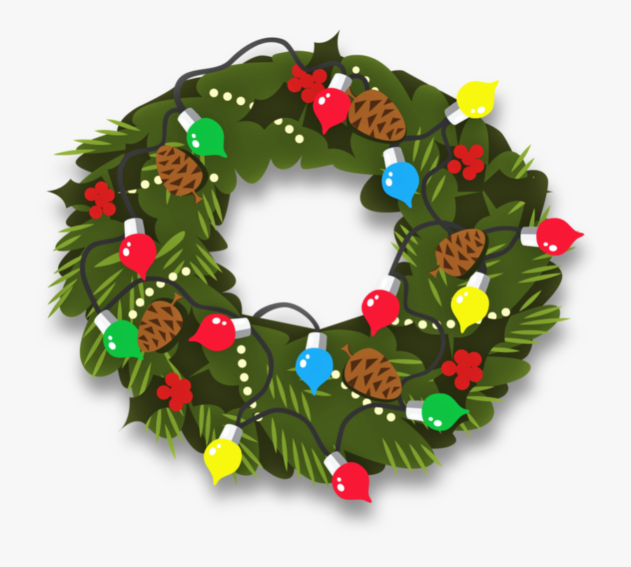 Christmas Wreath Decor 800 Clr 13527 - Wreath, Transparent Clipart