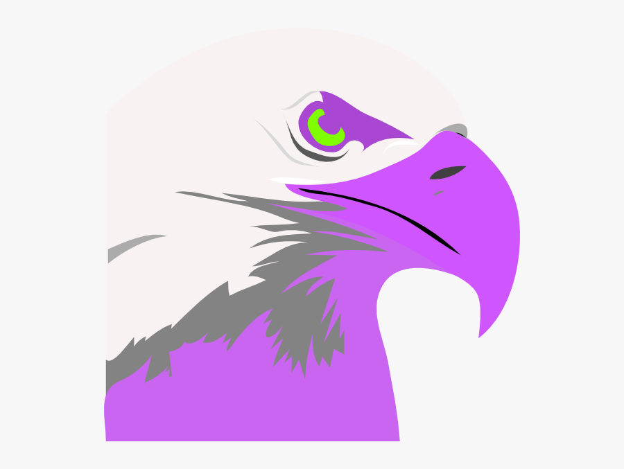 Purple Clip Art At - Bald Eagle Clip Art, Transparent Clipart