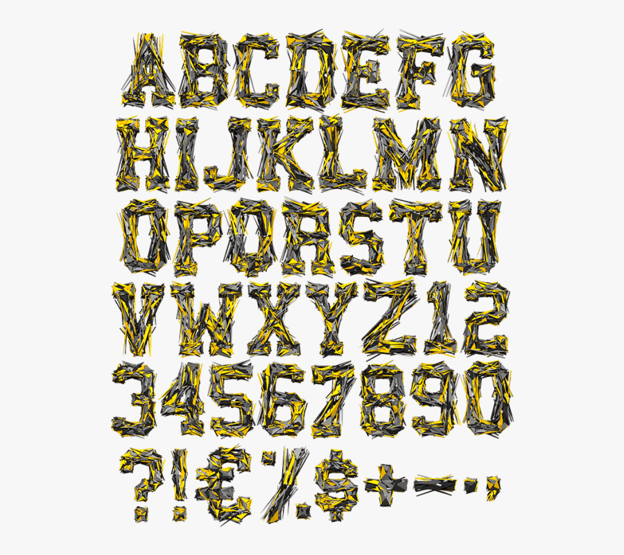 Varsity Font, Transparent Clipart
