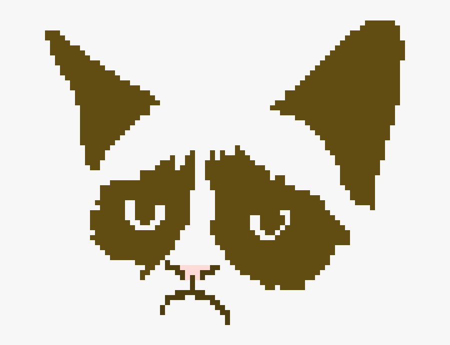 Grumpy Cat Minimalist, Transparent Clipart