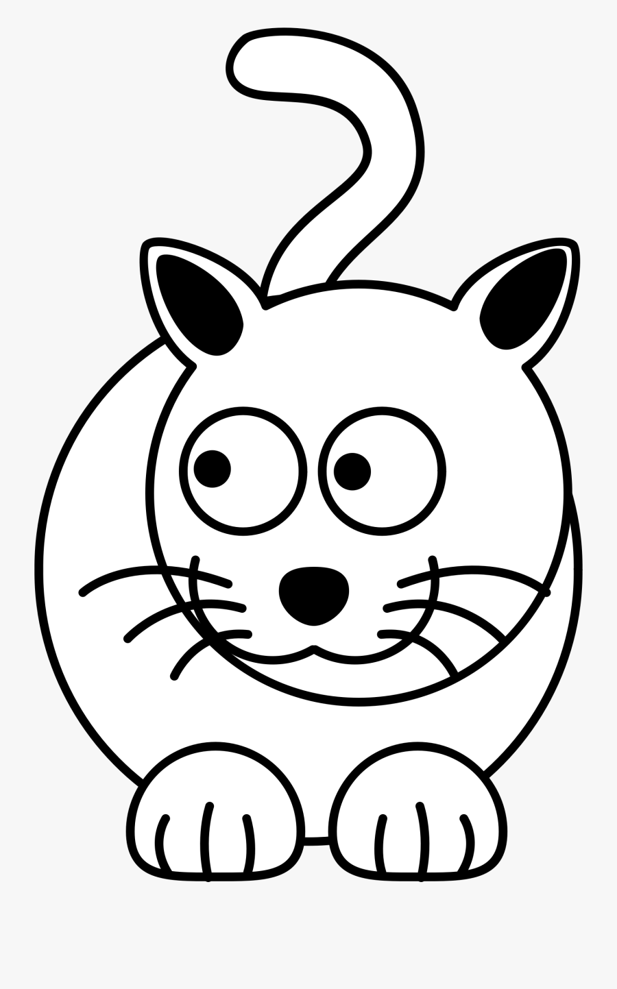 Kitty Cat Clip Arts - Kids Can Draw, Transparent Clipart