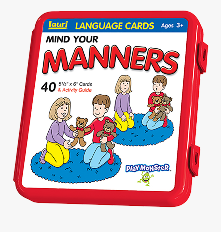 Mind Your Manners Language Cards, Transparent Clipart