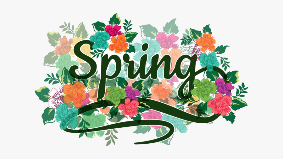 Calligraphy Vector Graphics Image Spring - Illustration, Transparent Clipart