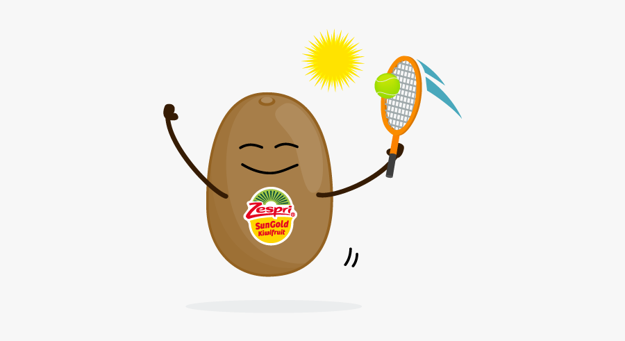 Kiwifruit Gets You In The Summer Mood - Illustration, Transparent Clipart