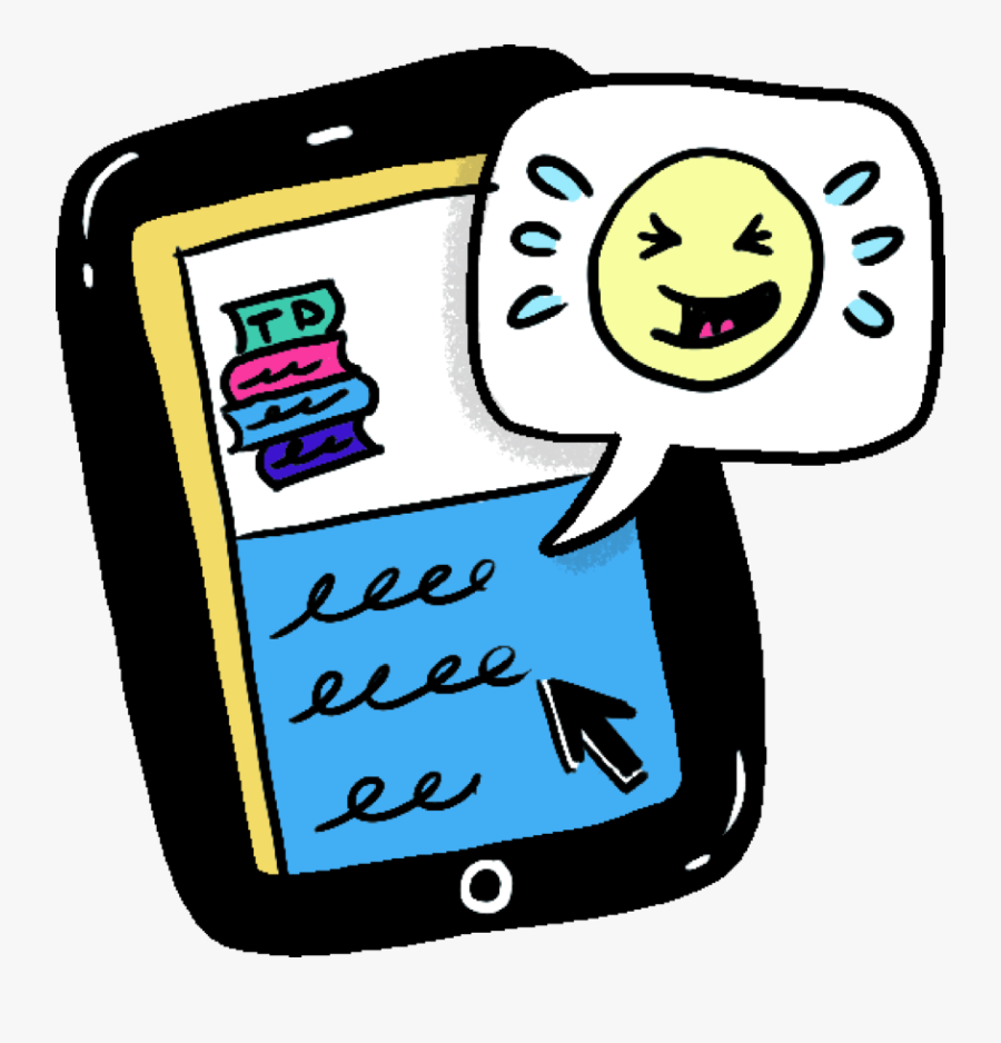 Joke Phone - Cartoon, Transparent Clipart