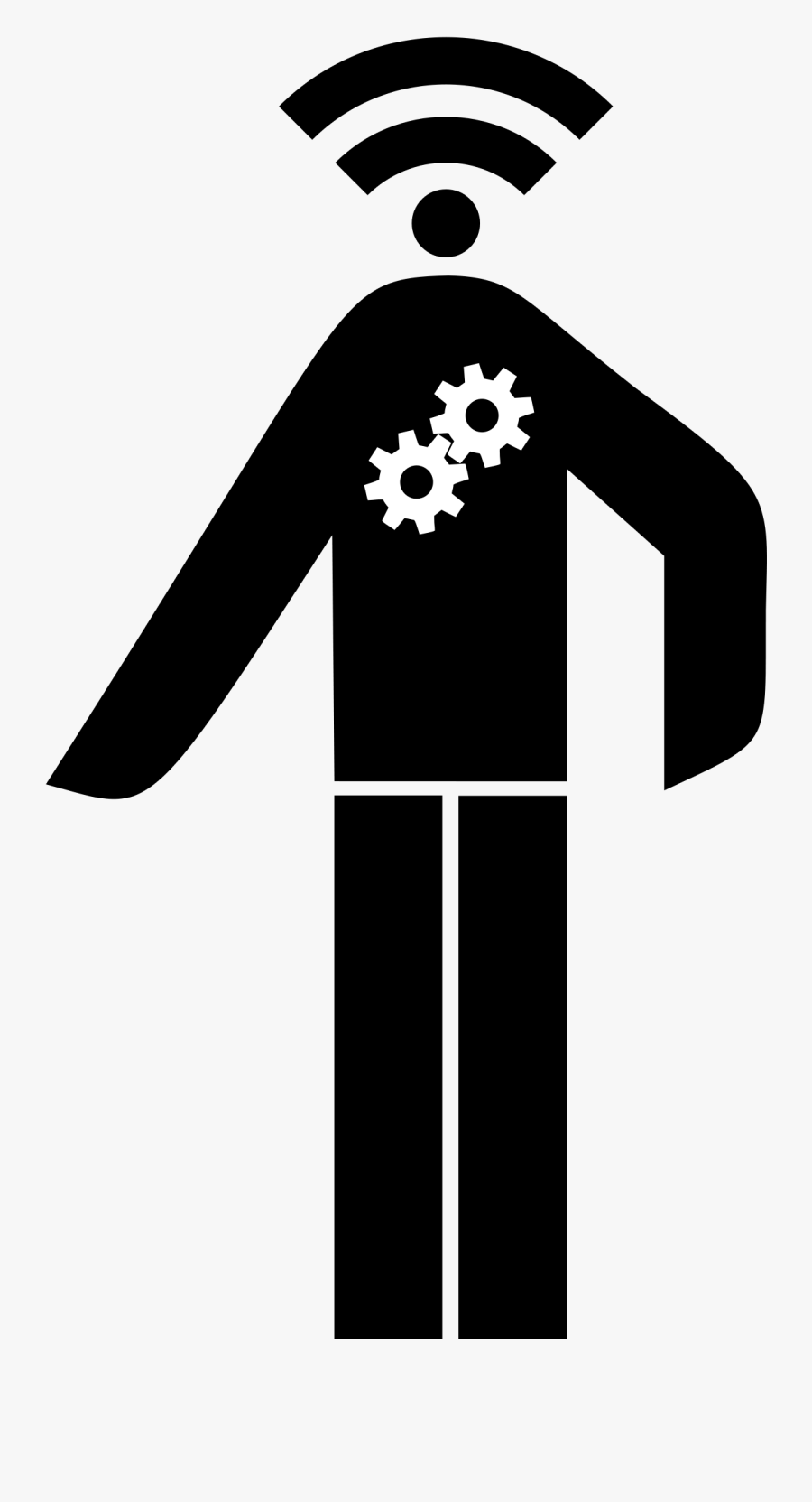 Robot Pictogram, Transparent Clipart