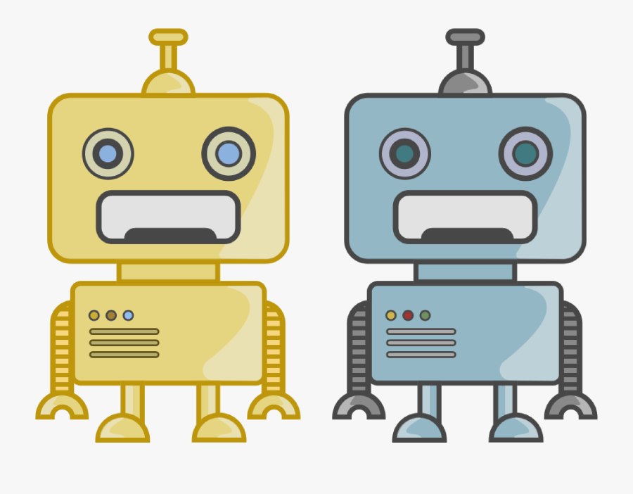 5 G Robot Sketch, Transparent Clipart