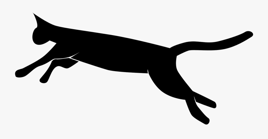 Cat Pet Kitten Free Picture - Leaping Cat, Transparent Clipart