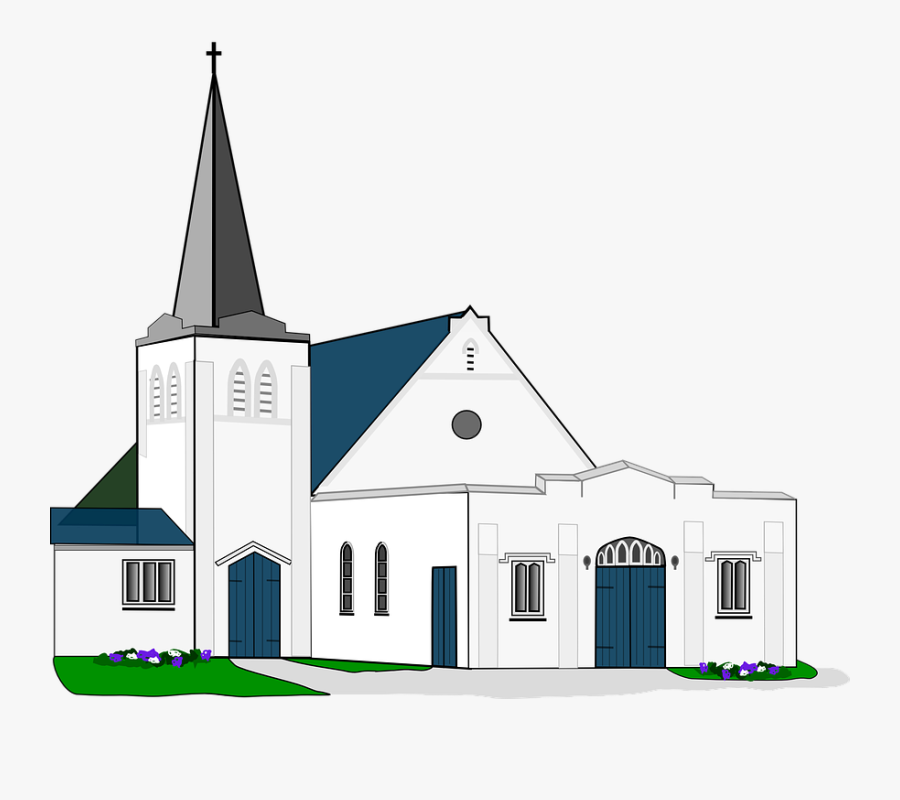 Church, Baptist, Steeple, Christianity, Religion - Church Png, Transparent Clipart