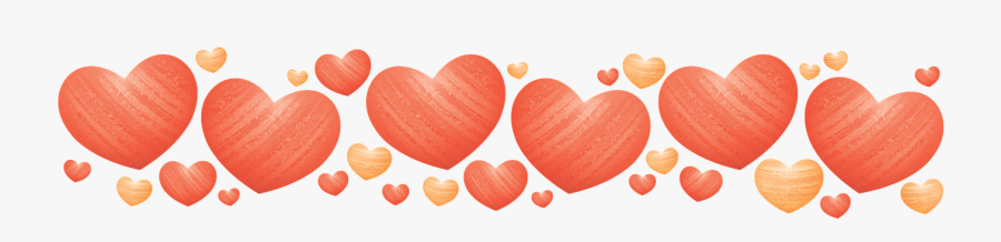 Heart, Shimmer, Gold, Red, Border - Joyeuse Fete Des Peres, Transparent Clipart