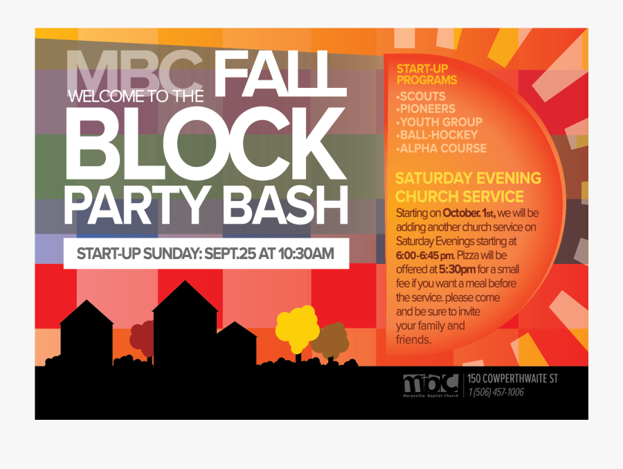 Clip Art Church Picnic Flyer - Flyer, Transparent Clipart