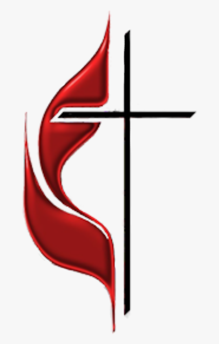 United Methodist Church Logo Black And White, Transparent Clipart