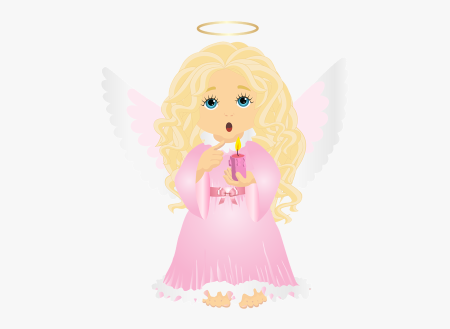 Cute Blonde With Transparent - Cute Transparent Background Angel Clipart, Transparent Clipart