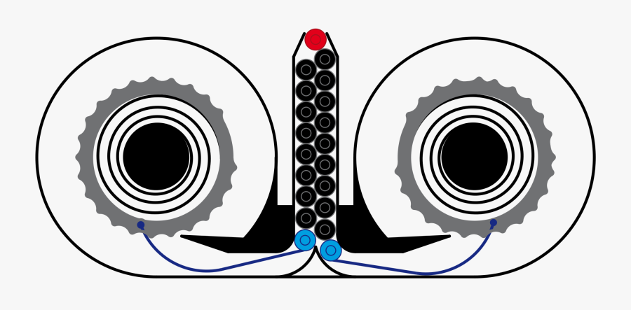 100 Clip Drum - Drum Magazine Design, Transparent Clipart