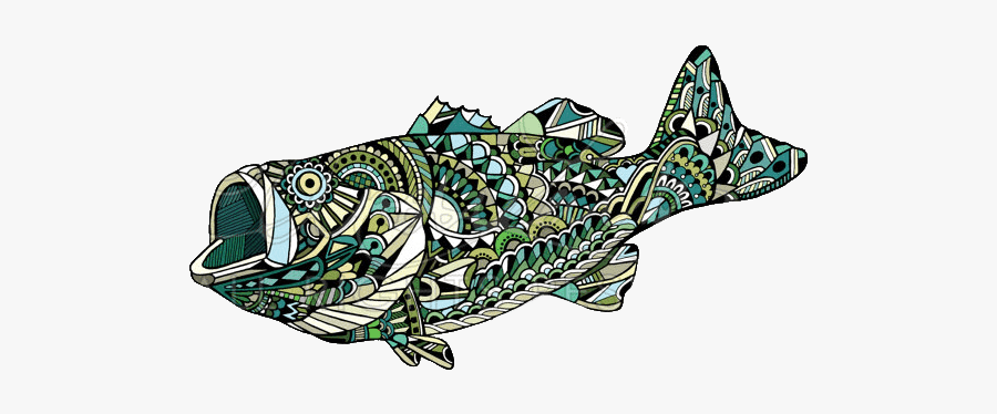 Andrea Larko Zentangle Sticker - Boxfishes And Trunkfish, Transparent Clipart