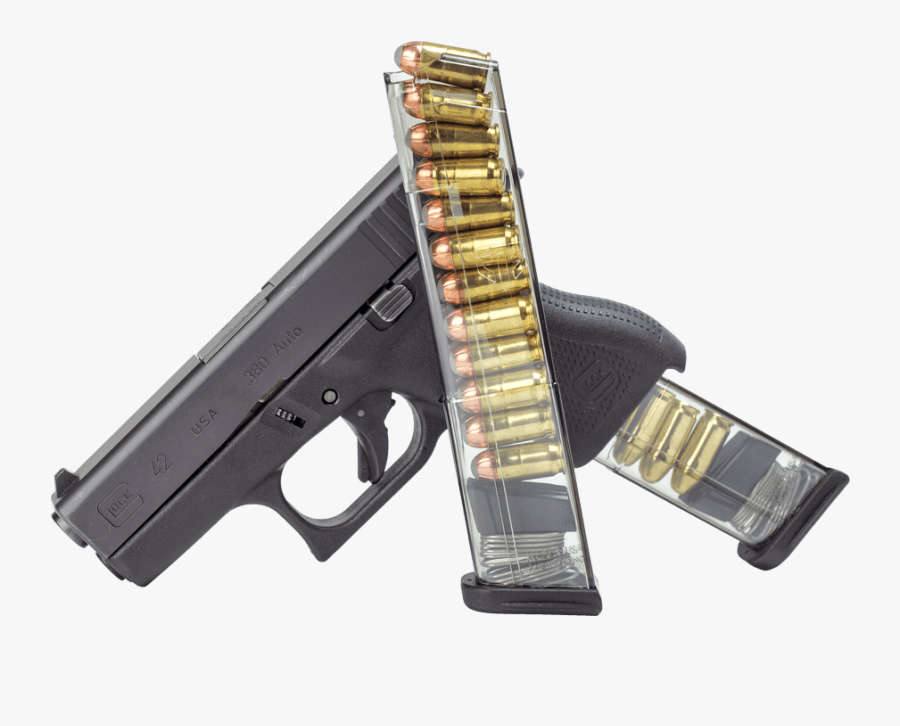 Clip Art Ets Caliber Round Mag - Glock 43x Extended Magazine, Transparent Clipart