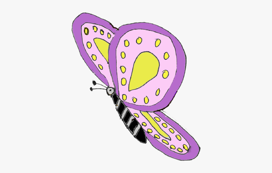 Clip Art Moving Butterfly, Transparent Clipart
