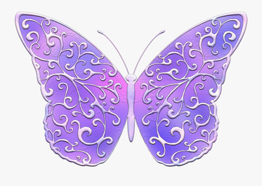 Purple Butterfly Clip Art - Swallowtail Butterfly, Transparent Clipart