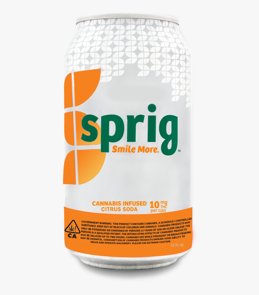 Clip Art Thc Soda Sprig Sparkling - Sprig Cbd, Transparent Clipart