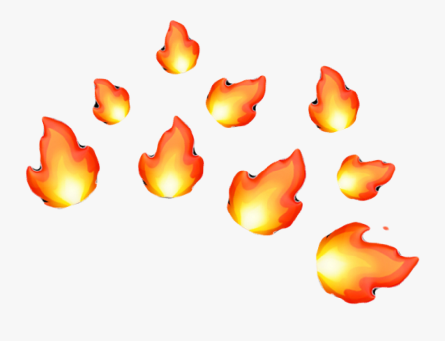 Fire Emoji Clip Art Portable Network Graphics Image - Snapchat Fire Filter Png, Transparent Clipart