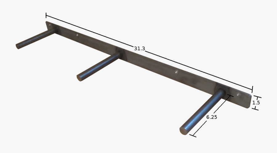 Aluminum Clip Shelf Support - Floating Wall Shelf Mount, Transparent Clipart