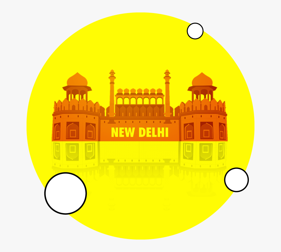 Red Fort, Transparent Clipart