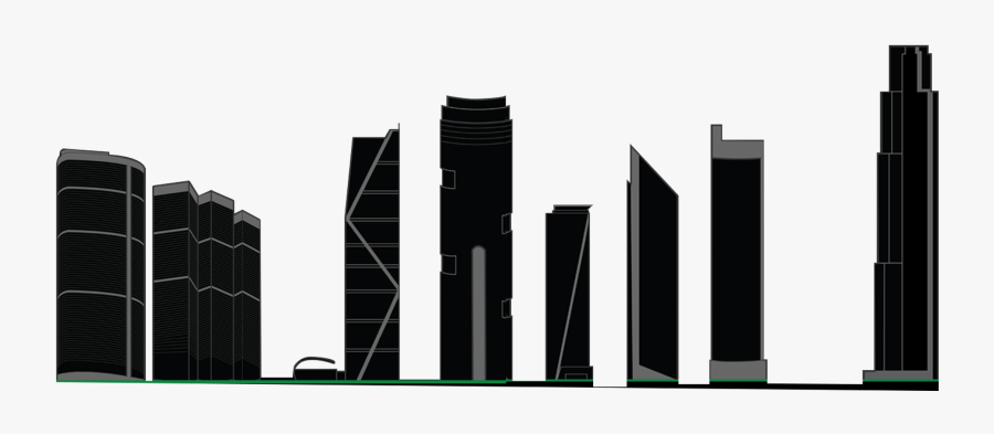 Commercial Building, Transparent Clipart