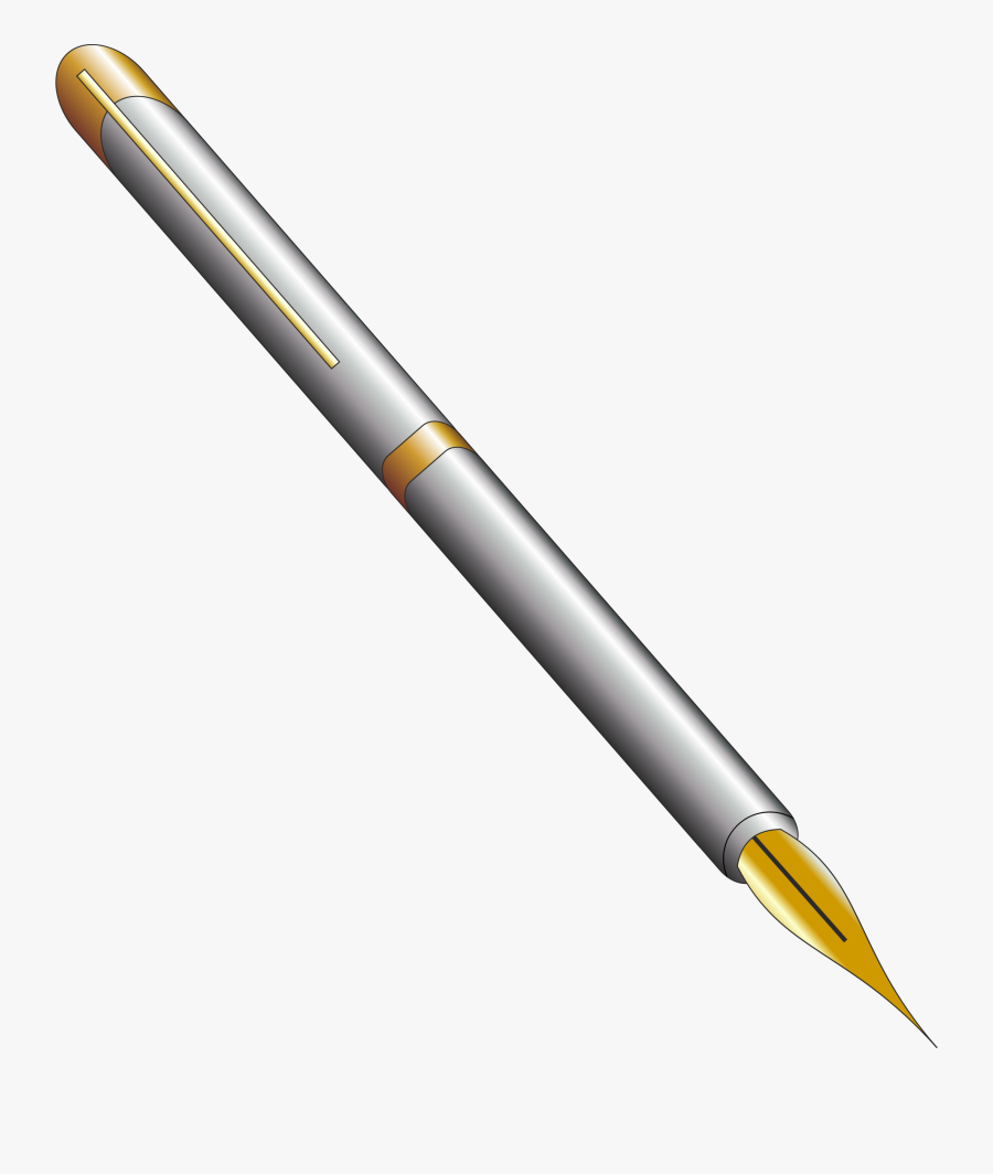 Fountain Pen Clipart - Pen Graphic Png, Transparent Clipart