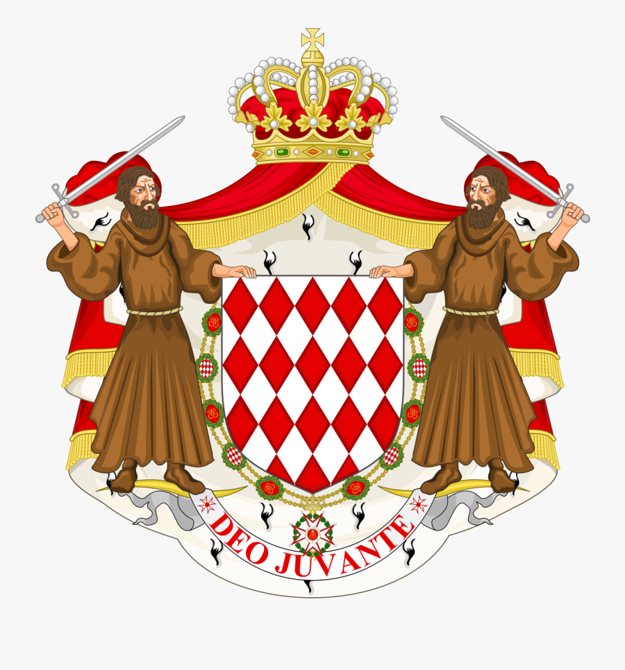 Monaco Coat Of Arms , Free Transparent Clipart - ClipartKey
