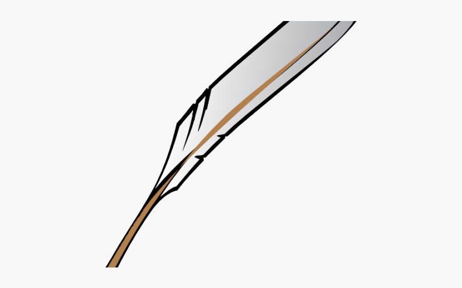 Clipart Medieval Quill Pen, Transparent Clipart