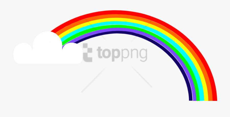 Free Png Rainbows And Clouds Png Png Image With Transparent - Rainbow With No Background, Transparent Clipart