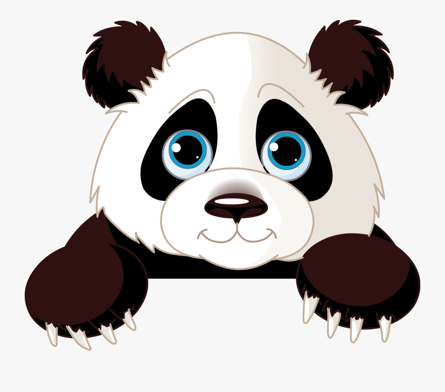 Content Giant Vector Panda Png Image High Quality Clipart - Cartoon Panda, Transparent Clipart