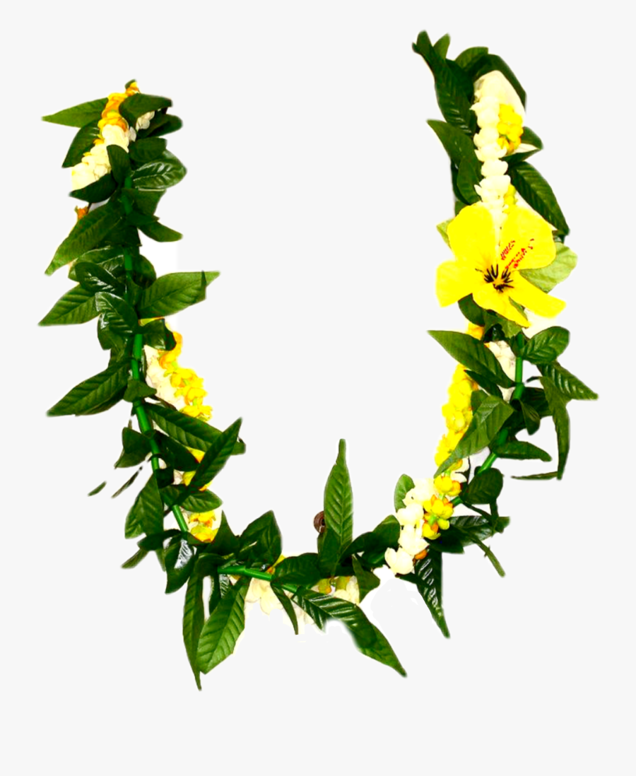 #lei #hawaiian #hawaii - Hawaii Flower Necklace Png, Transparent Clipart