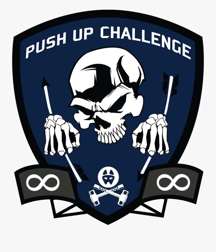 Push Up Challenge Virtual Patch Perpetual Standard - Push Ups Emblem, Transparent Clipart