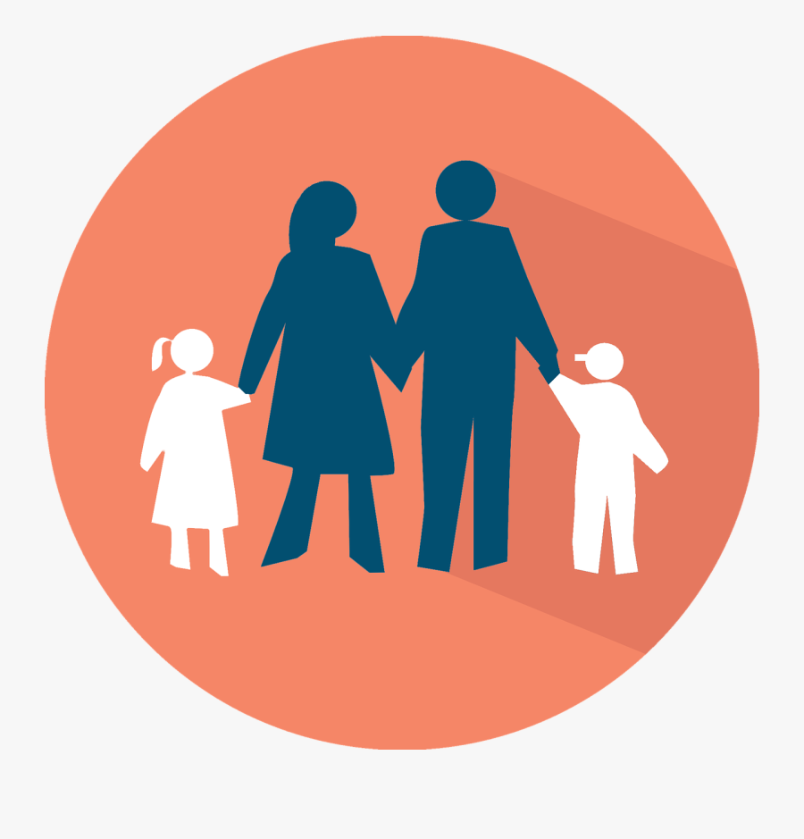 Family, Live, Button, Icon, Human - Few Lines On Parents, Transparent Clipart